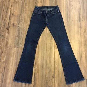 WHBM skinny flare jeans